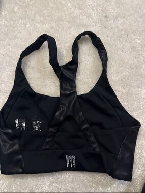 Barrys Black Racerback Bralette Crop Top - Women's Intimates